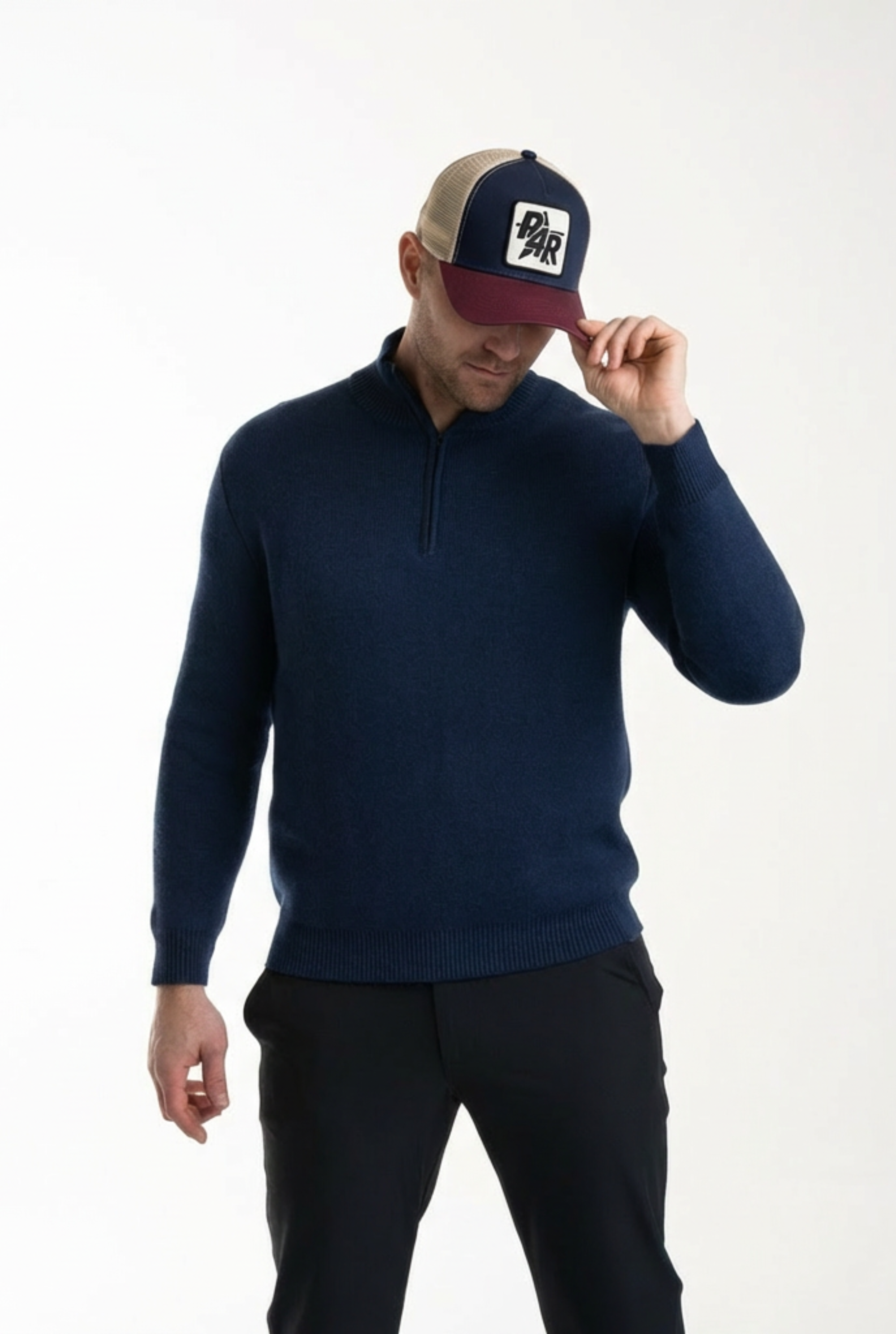 P4R - Cap Blue and red